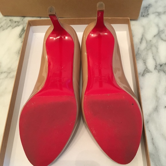 Christian Louboutin No Matter 85 Patent sz5.5 - Picture 4 of 6